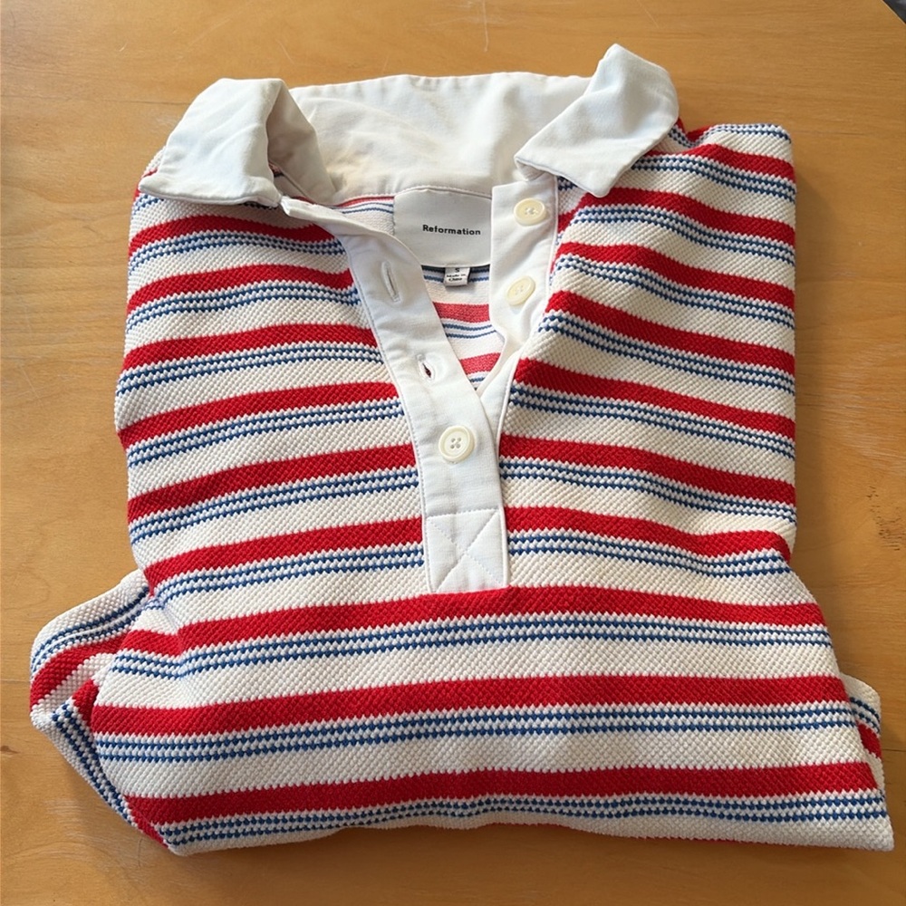 Reformation Anna Rugby Shirt - Picture 4 of 4